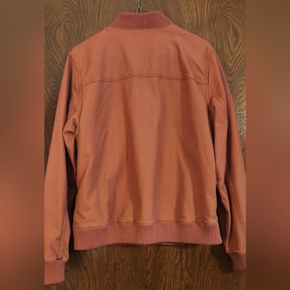 Carhartt Dusty Rose Duck Bomber Jacket, Women's Sz L - Picture 3 of 6